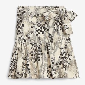 Express Animal Print Skort